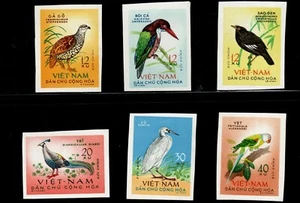 North Vietnam Scott 268-273 MNH** Imperforate Beautiful Bird set 1963 - Picture 1 of 1
