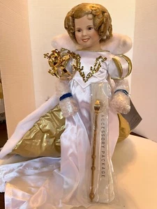 Danbury Mint 1991 Shirley Temple "Little Princess" Porcelain Collector Doll, NIB - Picture 1 of 11