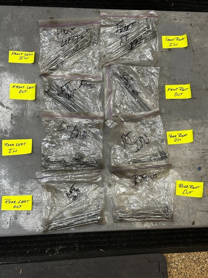 Conjuntos de raios de roda dianteira e traseira Kawasaki H2 - Imagem 1 de 1