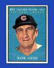 1961 Topps Set-Break #481 Hank Sauer MVP EX-EXMINT *GMCARDS*