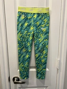 NIKE Girls Dri-Fit Leggings - Hyper Jade - Sizes L 6X - Picture 1 of 4