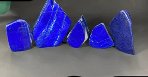 Lapis Lazuli Premium grade 2.73Kg Top Quality Free Form 05Pcs tumble Crystal lot - Picture 1 of 21
