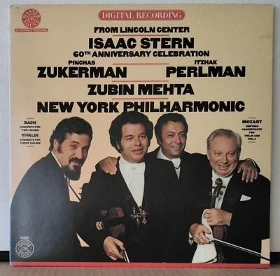 CBS MASTERWORKS IM 36692 US FROM LINCOLN CENTRE STERN ZUKERMAN PERLMAN MEHTA LP - Image 1 of 4