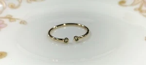 Natural Diamond Gemstone 14k Gold Ring Elegant Fine Jewelry for Women Gift - Picture 1 of 5