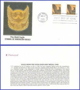 USA5 #3797a U/A Fleetwood FDC Combo2 Eagle - Imagen 1 de 1