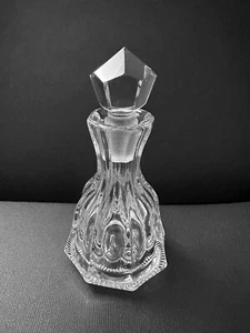 BOSTON & SANDWICH GLASS SMALL ANTIQUE CRYSTAL COLOGNE PERFUME 19TH C. FLINT EAPG - Picture 1 of 8