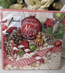 20 Servilletas Sirvilletas de Papel Nostalgia Vintage Shabby Chic Navidad - Imagen 1 de 2