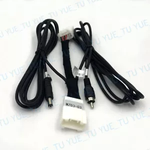 12P Add on Rearvew Reverse Camera Video Cable Adapter for Mazda 3 Axela 2014~18 - Picture 1 of 7