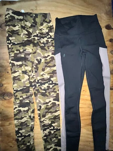 Aeropostale XS leggings- Camo & Powerhold XS workout pants/ Black - Picture 1 of 7