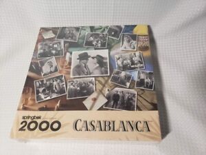 Casablanca Springbok Jigsaw Puzzle 2000 Pieces NEW Sealed 34” x 42.5” - 1997