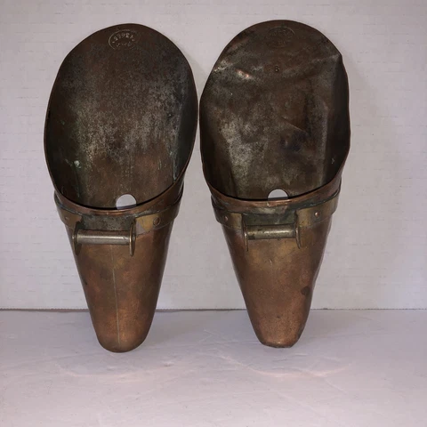 Pair Arts & Crafts Mission Copper Sconces VINTAGE. GREAT CRAFTSMANSHIP Cover