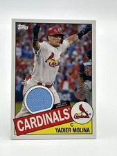 2020 TOPPS YADIER MOLINA RELIC 85TR-YM 1985 TOPPS DESIGN ST LOUIS CARDINALS HOF