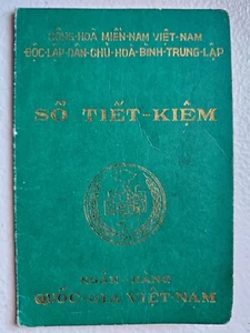 South Vietnam National Bank Savings Passbook - Picture 1 of 2
