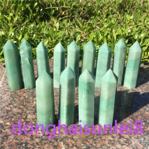 Wholesale Natural Aventurine Obelisk Quartz Crystal Wand Point Reiki Healing - Picture 1 of 24