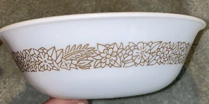 CORELLE "Woodland Brown Flowers" Cereal Bowl 6 1/4" no chips or cracks - Picture 1 of 6