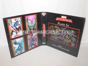 Custom Made 2007 SkyBox Marvel Masterpiece Parallel Trading Card Album Binder