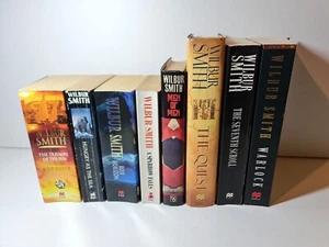 Bundle of 8 Wilbur Smith Books - Quest / Blue Horizon / A Sparrow Falls / etc - Picture 1 of 11