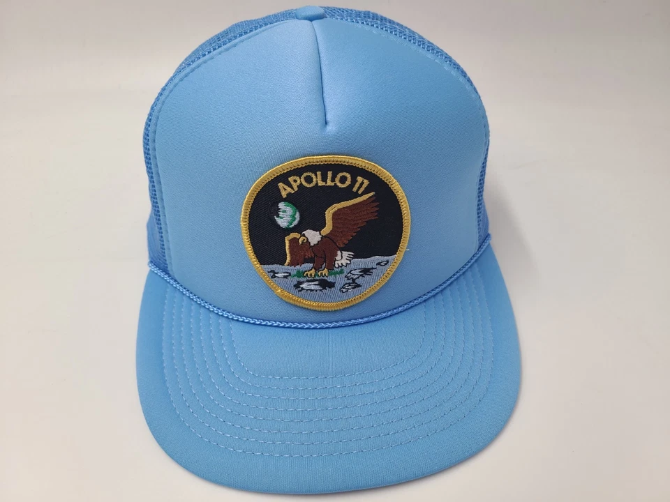 De colección Apolo 11 Parche Malla Camionero Snapback Sombrero Gorra Transbordador Espacial NASA *LEER* Foto 1 de 4