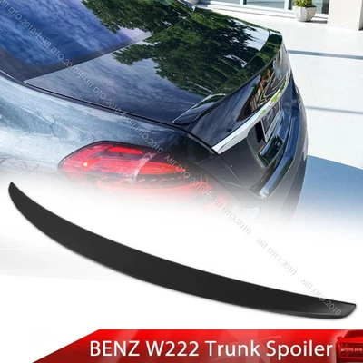 US 20 Fits Mercedes Benz S Class W222 S500 S550 Sedan Unpainted OE Trunk Spoiler - Imagem 1 de 4