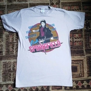 Vtg Rick Springfield T Shirt Mens M Grey 1982 Tour Band 80s Sweat For Success  - Picture 1 of 10