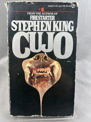 CUJO by Stephen King - First Signet Edition 1st Printing 1982 Paperback Foto 1 de 4