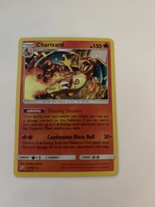 Charizard - 14/181 - Team Up Sun & Moon Cracked Holo Rare Card NM🔥🔥 - Picture 1 of 2