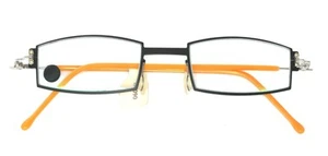 Tom's Design T 101 Brille Schwarz/Silber/Gelb glasses lunettes FASSUNG - Bild 1 von 1