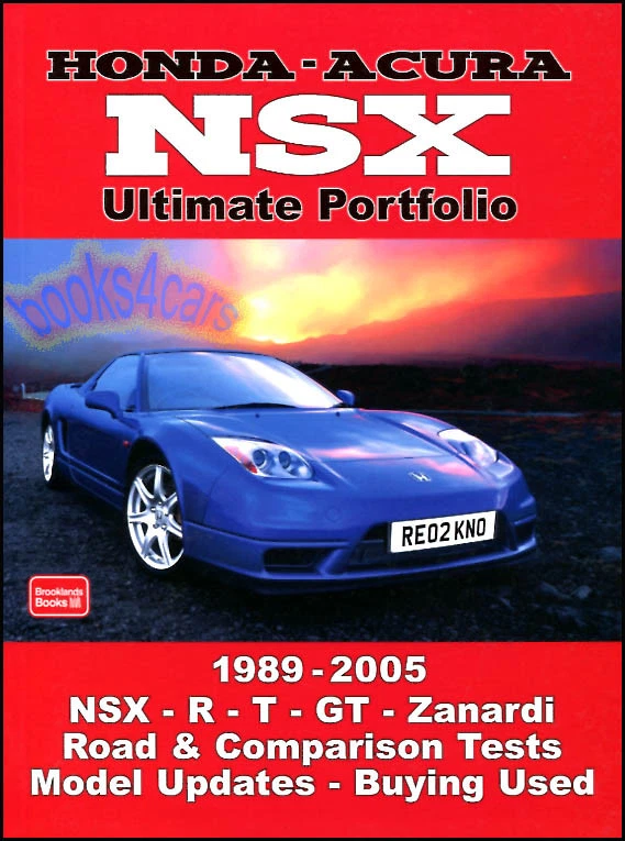 Libro Portfolio NSX Acura Honda Ultimo Brooklands - Immagine 1 di 1