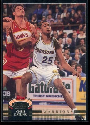 1992 Topps Stadium Club Chris Gatling #74 Golden State Warriors - Image 1 of 2