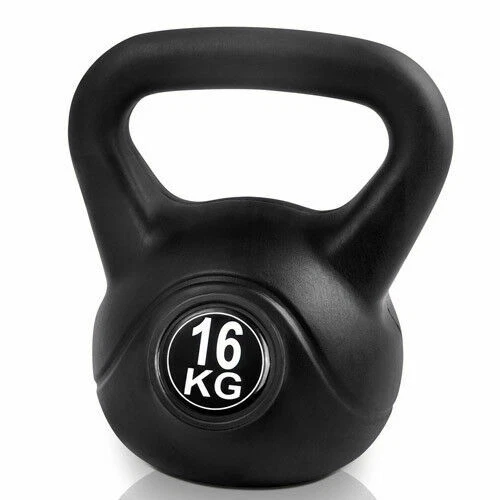 Everfit 16kg Kettlebell Fitness Exercise (FIT-E-KB-16KG-BLACK)