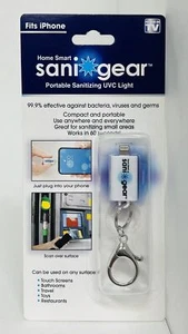 Home Smart Sani Gear - Portable Sanitizing UVC Light - Fits iPhone - Picture 1 of 2
