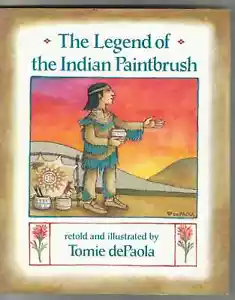 Tomie DePaola LEGEND OF THE INDIAN PAINTBRUSH First edition Children Painting DJ - Picture 1 of 3