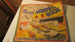 1939 Marvel Modelo Libro 21 Modelos a Escala Aviones Envíos Trenes Bldg - Imagen 1 de 12