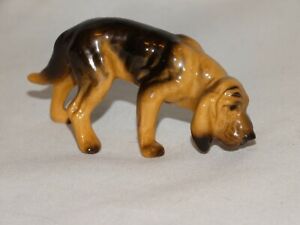 New ListingHagen Renaker Miniature Ceramic Dollhouse Bloodhound Dog Figurine