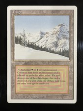 Magic The Gathering Revised Taiga Dual Land MTG Great Condition Unplayed