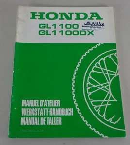 Manual de Taller Complemento 81' Honda Gl 1100 / Dx / Goldwing - Imagen 1 de 1