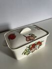Norsk Egersund Norway Small Casserole Dish With Lid Vegetable Design 18X 135 Cm