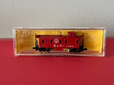 ATLAS 3576 N SCALE BALTIMORE & OHIO B&O CUPOLA CABOOSE - Image 1 of 4