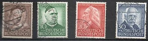 Timbre d' Allemagne FEDERAL Obli ** N° 059/062 - Imagen 1 de 1