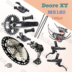 Shimano XT M8120 1x12 Speed 7pcs Groupset w/10-51T Cassette MICRO SPLINE New - Picture 1 of 3