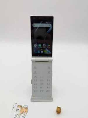 Freetel Musashi FTJ161A Unlocked Flip Cell Phone Android White 1 day Ship - Image 1 of 4