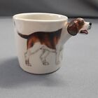 Blue Witch Ceramic Figural Beagle Dog Pottery Mug