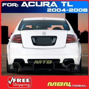 04-08 Para Acura TL Posterior Maletero Borde Alerón Pintado ABS NH603P Blanco - Imagen 1 de 1