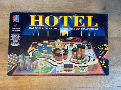 Hotel MB Spiele Brettspiel als Blaue Ausgabe 1994 , sehr gutes Spielmaterial - Bild 1 von 4
