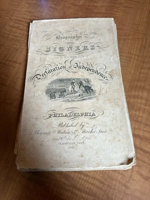 Biography of the Signers to the Declaration of Independence (1831) Foto 1 de 4