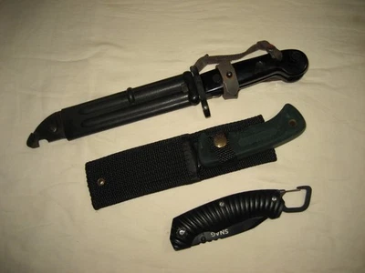 Lote de cuchillos de colección - Shrade - Snag Survival - Bayoneta de Alemania Oriental con funda Foto 1 de 4