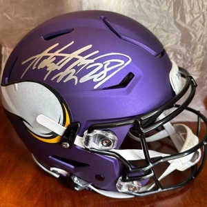 Adrian Peterson Signed Autographed Speed Flex Helmet Beckett COA Vikings - Picture 1 of 8