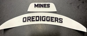 3D Bumpers, Colorado School of the Mines Flex Set for a Full Size Helmet - Picture 1 of 2