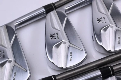 Miura MC-501 2018 Irons / 4-PW / Stiff Flex AeroTech SteelFiber i110cw Shafts - Image 1 of 4