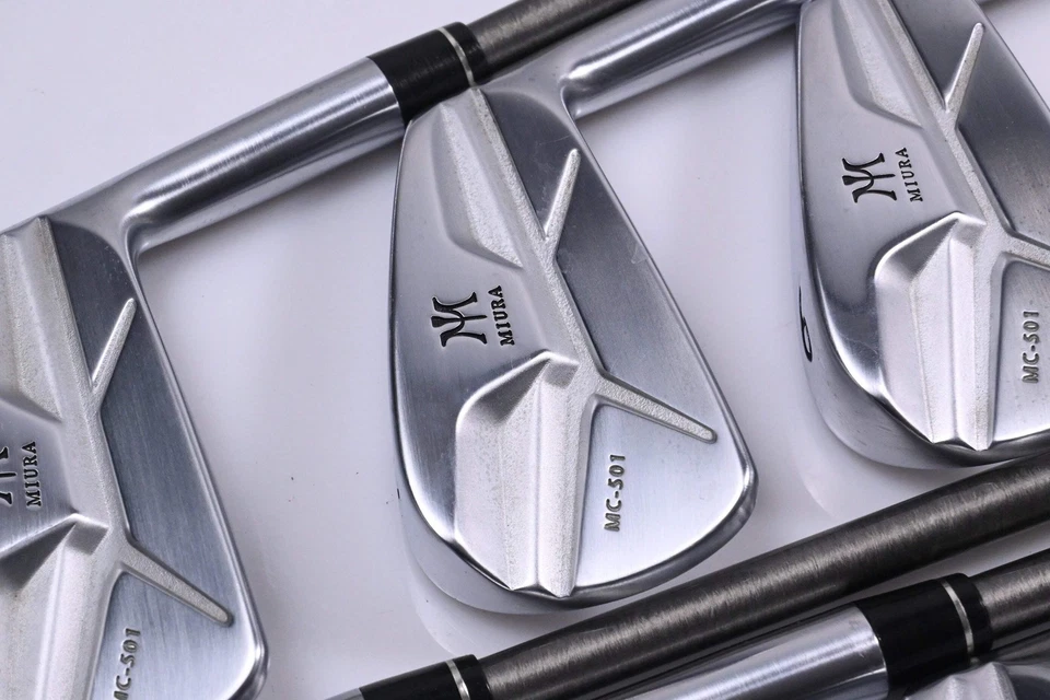 Miura MC-501 2018 Irons / 4-PW / Stiff Flex AeroTech SteelFiber i110cw Shafts - Image 1 of 4